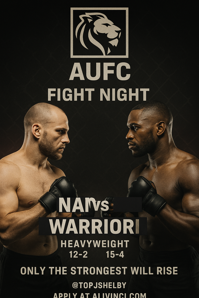🥋 AUFC Fighter Application Agreement